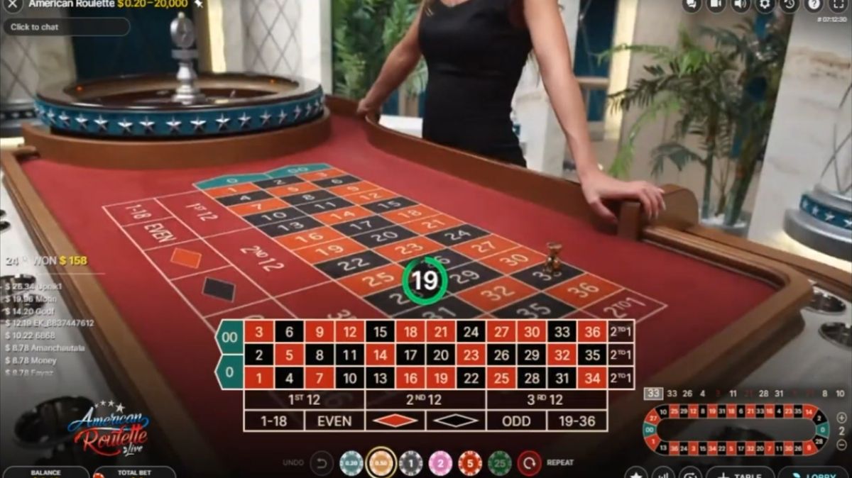 American Roulette Live - Gameplay 1 - mamak24