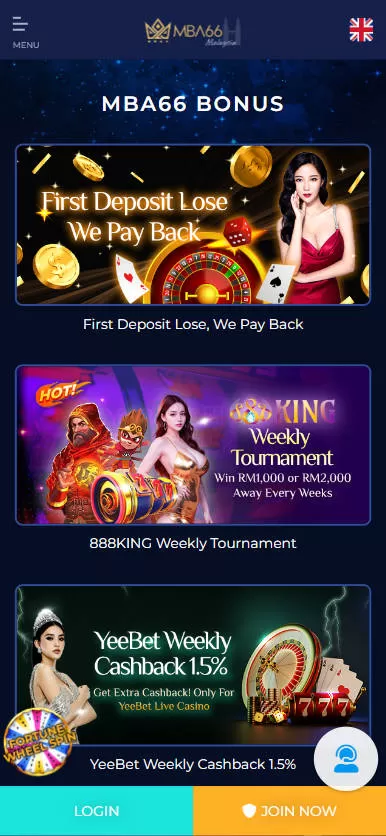 Mamak24 - MBA66 Casino - Promotion - mamak247