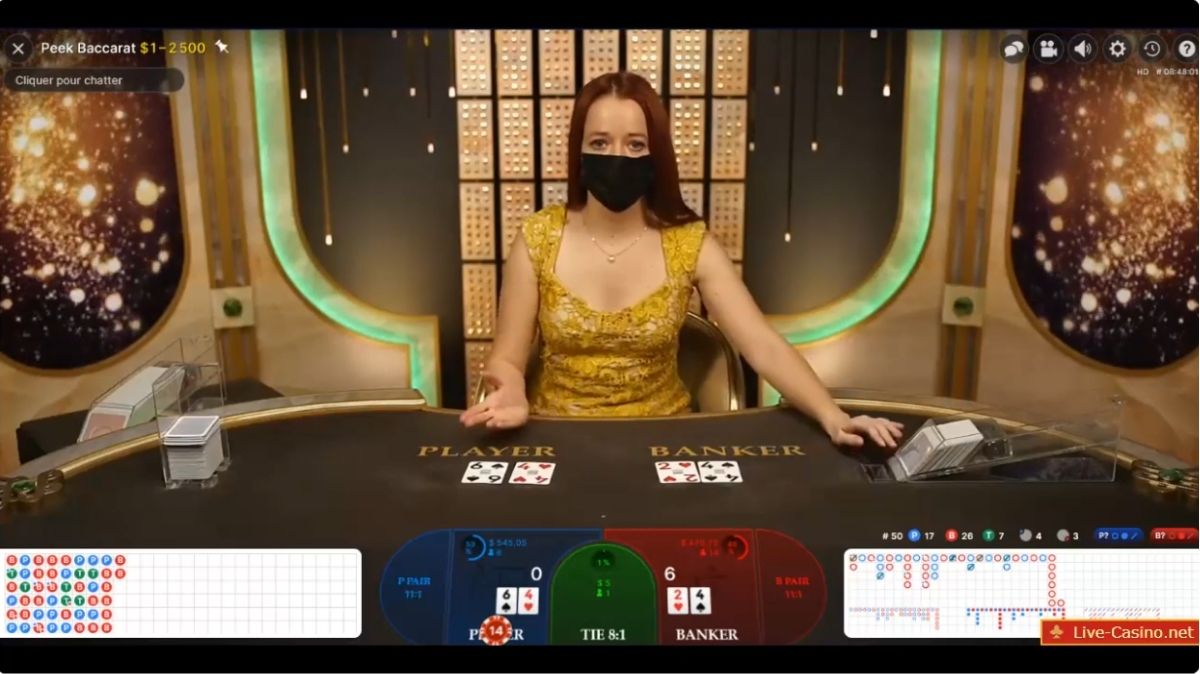 Peek Baccarat - GamePlay 2 - Mamak247