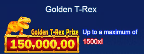 Dinosaur Tycoon Fishing - Golden T-Rex - Mamak247